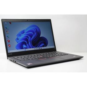 ノートパソコン 中古 Windows11 Lenovo ThinkPad X395 Ryzen 5 PRO 3500U メモリ8GB SSD256GB WPS offce搭載 カメラ 13.3インチ