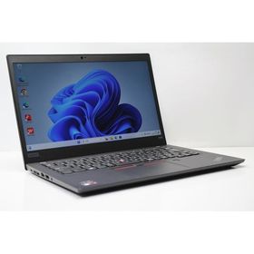 ノートパソコン 中古 Windows11 Lenovo ThinkPad X395 Ryzen 5 PRO 3500U メモリ8GB SSD256GB WPS offce搭載 カメラ 13.3インチ