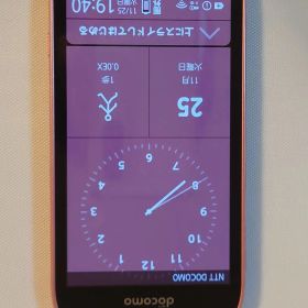 docomo F-03K ピンク スマートフォン