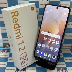 Xiaomi Redmi 12 5G 4GB/128GB ミッドナイトブラック XIG03 SIMロ