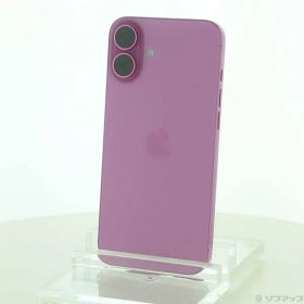 〔中古品〕 iPhone16 Plus 256GB ピンク MXVJ3J／A SIMフリー【377】
