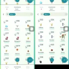 #2187 LV 63 チームなし(47 色違い) PTC ログイン 3.9m 星の砂