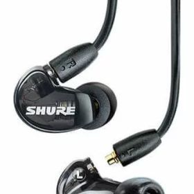 【送料込】SHURE SE215-K-A 高遮音性 イヤホン/トランスルーセントブラック イヤフォン イヤーバッズ
