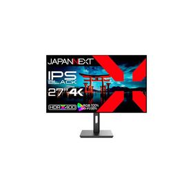 JAPANNEXT 液晶ディスプレイ 27型/3840×2160/ブラック JN-272IPSB4FLUHDR