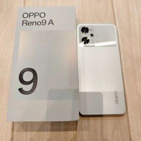 【中古美品】Oppo Reno 9A ホワイト SIMフリー