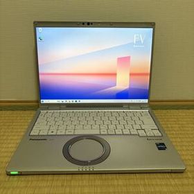 Panasonic レッツノート CF-FV4 第13世代 i5-1345U/16GB/256G/14型 2160x1440/顔認証/office2024 Home/バッテリー100％/累計使用時間600H
