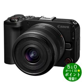 ◆最大3000円CP＋P3倍！！12/10◆キヤノン カメラ ミラーレス一眼カメラ EOS R50 V RF-S14-30 IS STM PZ レンズキット ブラック Canon【転送不可】