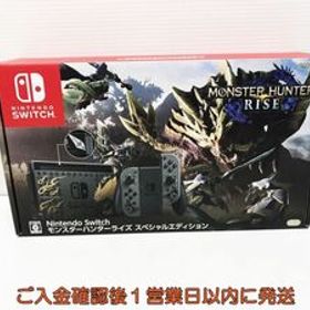 未使用品 任天堂 新モデル Nintendo Switch 本体 モンスターハンターライズ スペシャルエディション スイッチ M05-321yk/G4