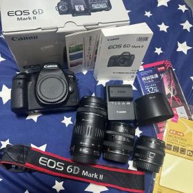 Canon EOS 6D Mark II 標準&望遠&単焦点トリプルレンズセット