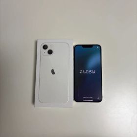 【iPhone13】バッテリー100%(交換済)、新品純正ケーブル&箱付き