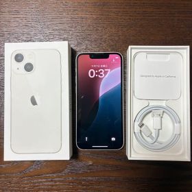 Apple iPhone 13mini ホワイト 本体 箱、ケーブル付き 美品♡