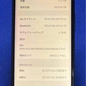 Apple iPhone 13 mini 512GB 海外版 シャッター音なし