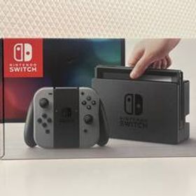 G「30540」Nintendo Switch ニンテンドースイッチ グレー 本体 HAC-001 簡易操作〇 ※若干の画面焼け有