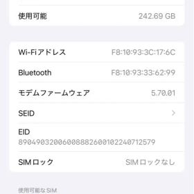 iPhone12ProMax 256GB SIMフリー シルバー