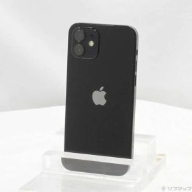 〔中古品〕 iPhone12 128GB ブラック MGHU3J／A SIMフリー【349】