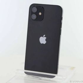 〔中古品〕 iPhone12 256GB ブラック MGJ03J／A SIMフリー【344】