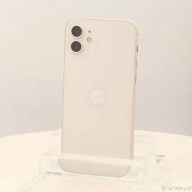 〔中古品〕 iPhone12 256GB ホワイト MGJ13J／A SIMフリー【344】