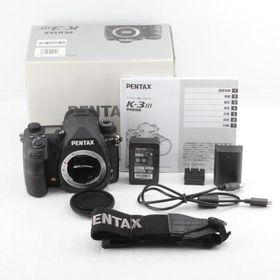 ペンタックス PENTAX K-3 Mark III ボディ ブラック APS-Cデジタル一眼レフカメラ
