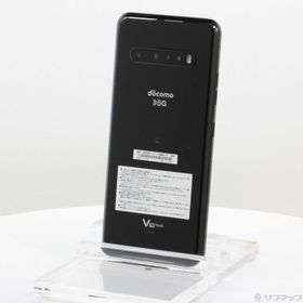 (中古)LG LG V60 ThinQ 5G 128GB ザ ブラック L-51A docomo(349-ud)