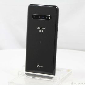 (中古)LG LG V60 ThinQ 5G 128GB ザ ブラック L-51A docomo(269-ud)