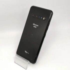 【中古】LG電子 docomo 【SIMロック解除済み】 LG V60 ThinQ 5G ザ ブラック 8GB 128GB L-51A【川越クレアモール】保証期間１ヶ月【ラン