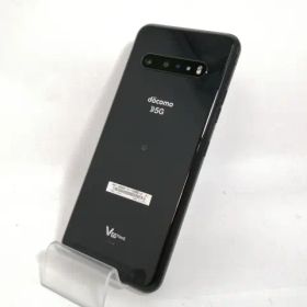 【中古】LG電子 docomo 【SIMロック解除済み】 LG V60 ThinQ 5G ザ ブラック 8GB 128GB L-51A【新宿】保証期間１ヶ月【ランクC】