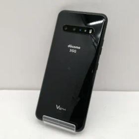 【中古】LG電子 docomo 【SIMロック解除済み】 LG V60 ThinQ 5G ザ ブラック 8GB 128GB L-51A【DS秋葉】保証期間１ヶ月【ランクB】