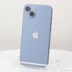 〔中古品〕 iPhone14 Plus 128GB ブルー MQ4H3J／A SIMフリー【377】