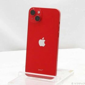 〔中古品〕 iPhone14 Plus 128GB プロダクトレッド MQ4F3J／A SIMフリー【349】