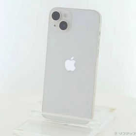 〔中古品〕 iPhone14 Plus 128GB スターライト MQ4D3J／A SIMフリー【198】