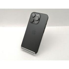 【中古】Apple 国内版 【SIMフリー】 iPhone 16 Pro 128GB ブラックチタニウム MYMV3J/A【大阪本店】保証期間１ヶ月【ランクB】