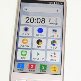 SHARP シンプルスマホ4 SoftBank 704SH ピンク SIMフリー