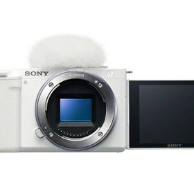 【ポイント10倍】 SONY デジタル一眼カメラ VLOGCAM ZV-E10 ボディ [ホワイト] [タイプ：ミラーレス 画素数：2500万画素(総画素)/2420万画素(有効画素) 撮像素子：APS-C/23.5mm×15.6mm/CMOS 重量：299g] 【P10倍】