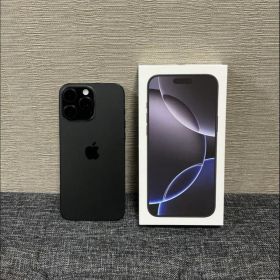 Apple iPhone 16 Pro Max ブラックチタニウム 本体 箱あり