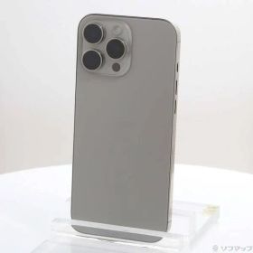 〔中古品〕 iPhone16 Pro Max 256GB ナチュラルチタニウム MYWK3J／A SIMフリー【262】