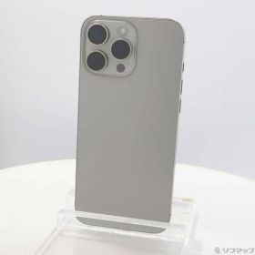 〔中古品〕 iPhone16 Pro Max 256GB ナチュラルチタニウム MYWK3J／A SIMフリー【377】