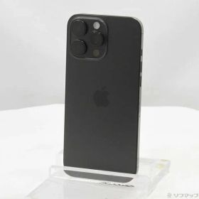 〔中古品〕 iPhone16 Pro Max 256GB ブラックチタニウム MYWG3J／A SIMフリー【276】