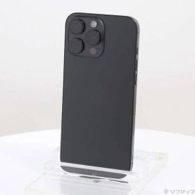 〔中古品〕 iPhone16 Pro Max 256GB ブラックチタニウム MYWG3J／A SIMフリー【258】
