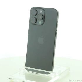〔中古品〕 iPhone16 Pro Max 256GB ブラックチタニウム MYWG3J／A SIMフリー【196】