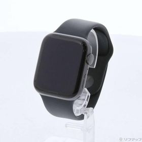 〔中古〕Apple(アップル) Apple Watch Series 6 GPS 44mm スペースグレイアルミニウムケース ブラックスポーツバンド〔258-ud〕