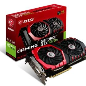 【中古】 MSI GeForce GTX 1070 Ti GAMING 8G グラフィックスボード VD6490