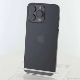 〔中古品〕 iPhone15 Pro Max 256GB ブラックチタニウム MU6P3J／A SIMフリー【258】