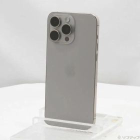 〔中古品〕 iPhone15 Pro Max 256GB ナチュラルチタニウム MU6R3J／A SIMフリー【276】