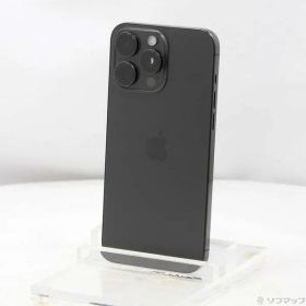〔中古品〕 iPhone15 Pro Max 1TB ブラックチタニウム MU6Y3J／A SIMフリー【258】