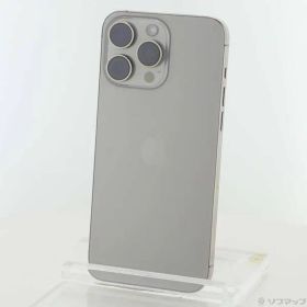 〔中古品〕 iPhone15 Pro Max 1TB ナチュラルチタニウム MU713J／A SIMフリー【297】
