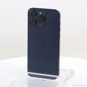〔中古品〕 iPhone15 Pro Max 1TB ブルーチタニウム MU723J／A SIMフリー【377】