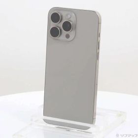 〔中古品〕 iPhone15 Pro Max 256GB ナチュラルチタニウム MU6R3J／A SIMフリー【377】