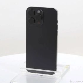 〔中古品〕 iPhone15 Pro Max 256GB ブラックチタニウム MU6P3J／A SIMフリー【262】