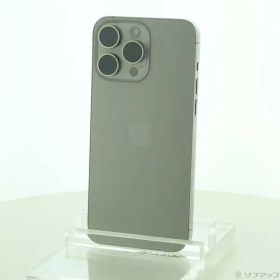 〔中古品〕 iPhone15 Pro Max 256GB ナチュラルチタニウム MU6R3J／A SIMフリー【258】