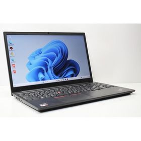 ノートパソコン 中古 ハイスペック Lenovo ThinkPad E15 Gen2 15.6インチ Ryzen 5 PRO 4650U SSD256GB メモリ8GB Windows11 カメラ